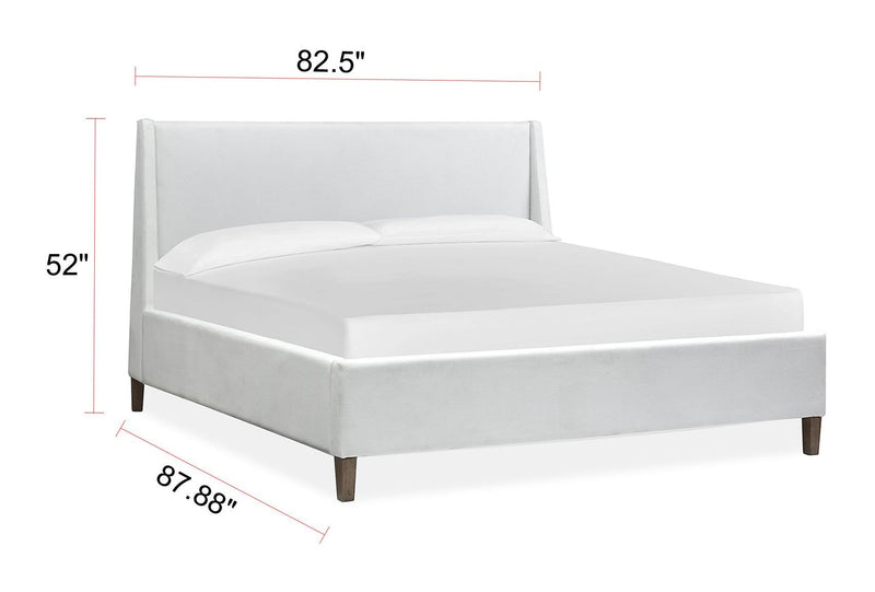 Lindon - Complete Upholstered Island Bed