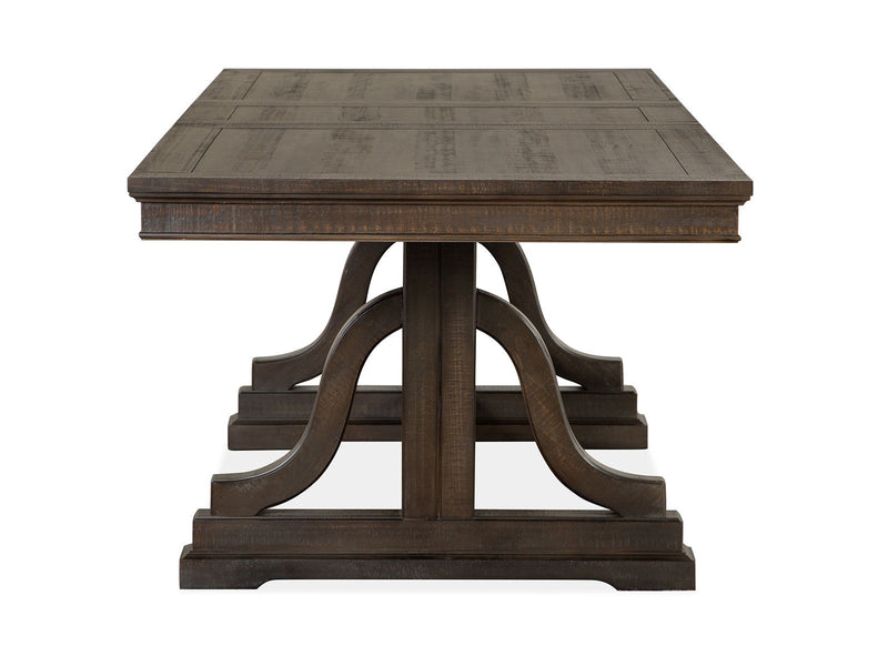 Westley Falls - Trestle Dining Table - Graphite