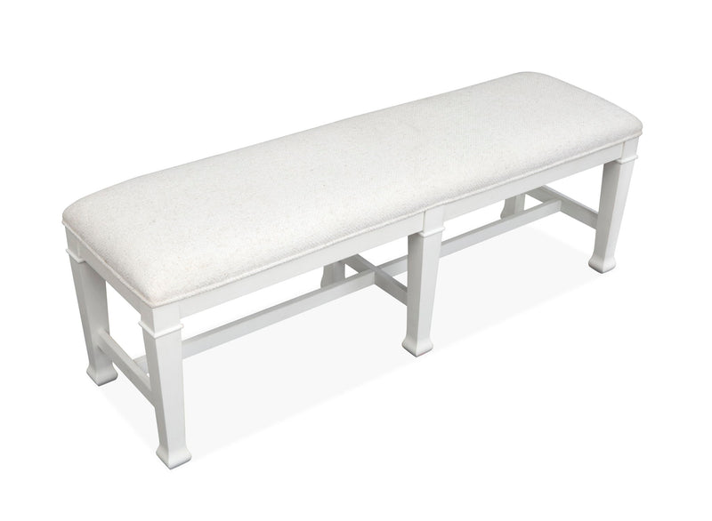 Kingston - Bench - Whisper White And Cerused Nutmeg