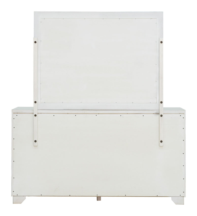 Camila - Dresser and Mirror - Creamy White