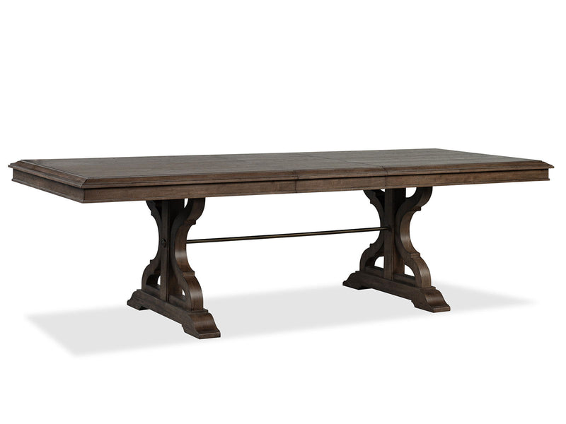Jubilee - Extendable Trestle Dining Table - Brown
