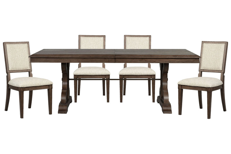 Jubilee - Extendable Trestle Dining Table Set
