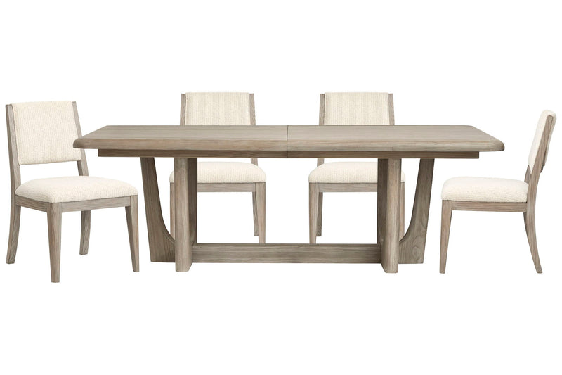 Braelyn - Extendable Trestle Dining Table Set