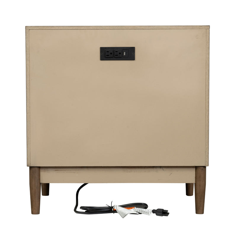 Verona - Nightstand - Light Brown