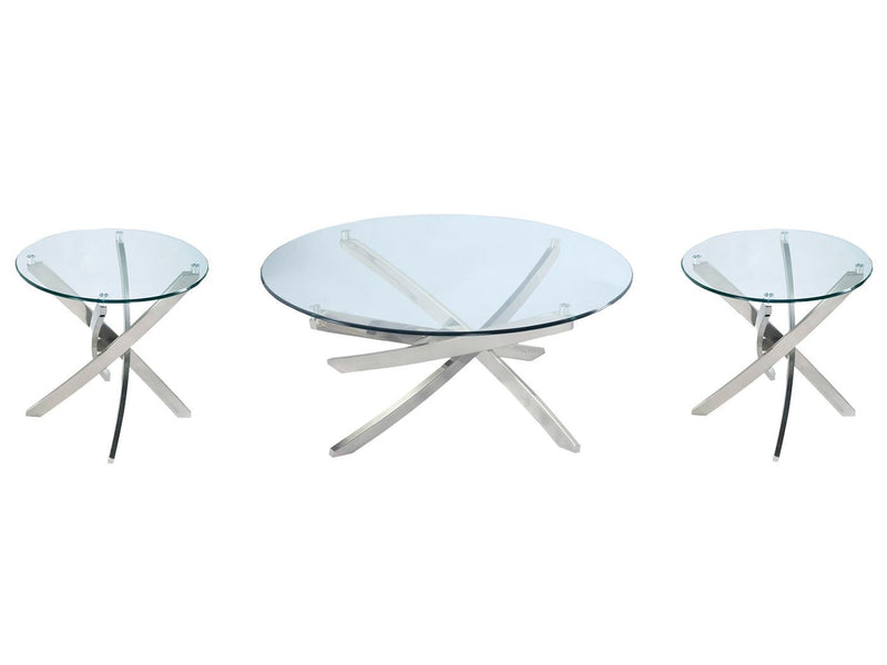 Zila - Round Cocktail Table Set