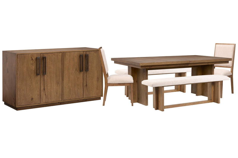 Marcel - Extendable Trestle Dining Table Set