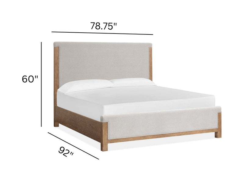 Plum Creek - Upholstered Panel Bed