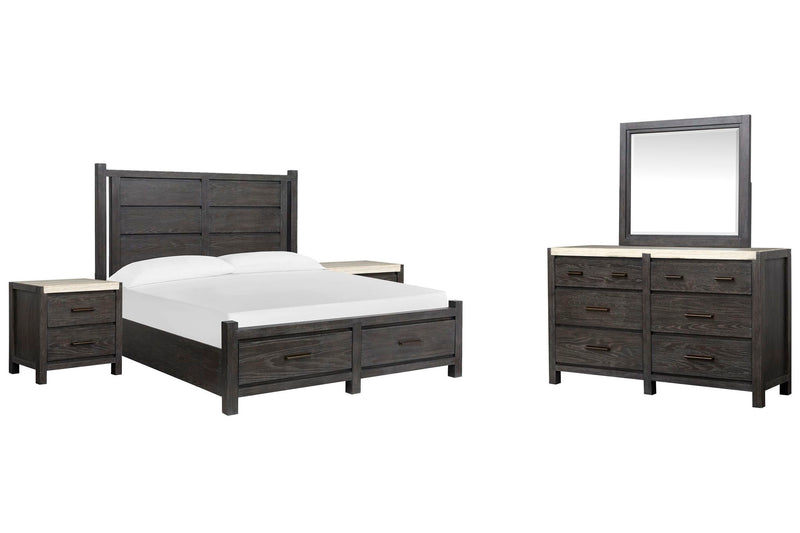 Plum Creek - Panel Storage Bedroom Set