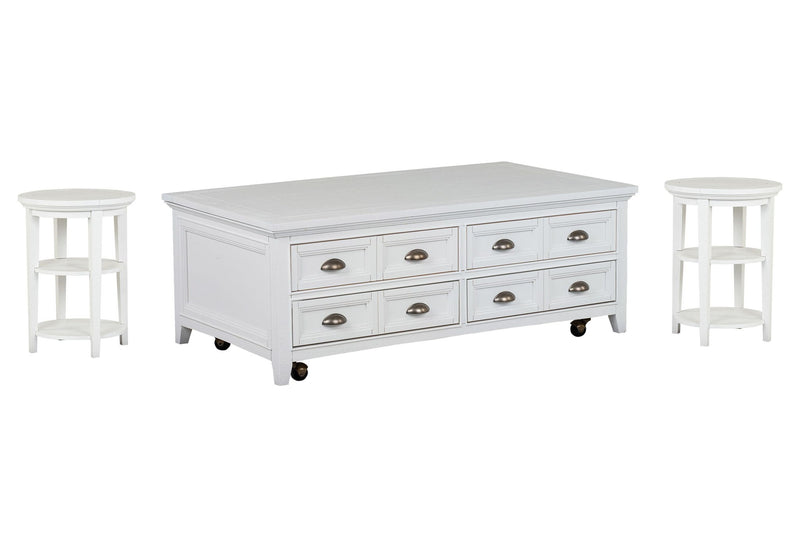 Heron Cove - Lift Top Storage Cocktail Table Set