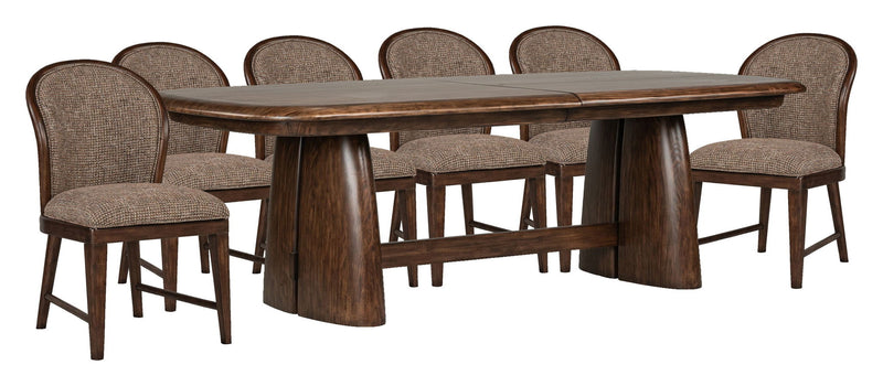 Belville - Extendable Trestle Dining Table Set