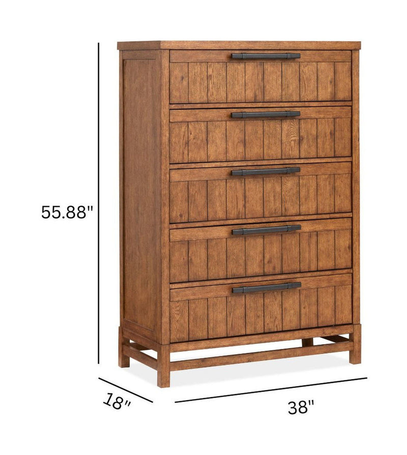 Conway - Drawer Chest - Honey Wheat
