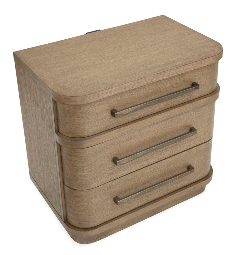 Thorne - Drawer Nightstand - Amber Brown