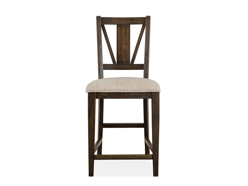 Westley Falls - Counter Chair With Upholstered Seat (Set of 2) - Graphite