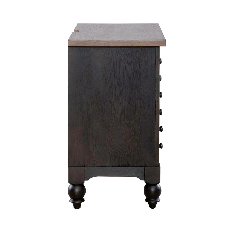 Americana Farmhouse - Bedside Chest With Charging Station