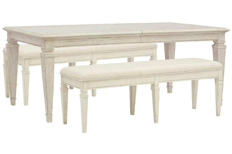 Newport - 3 Piece Extendable Rectangular Dining Table Set