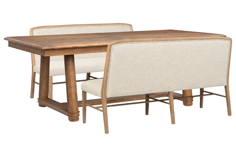Woodward - Trestle Extendable Dining Table Set