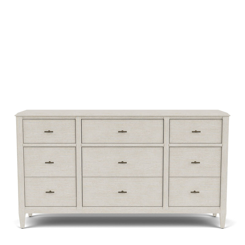 Carmella - Nine Drawer Dresser - Pebble Oak