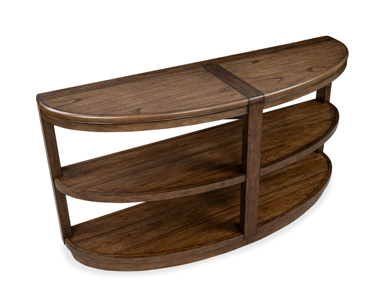 Connolly - Demilune Sofa Table - Brown