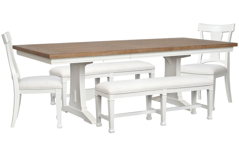 Kingston - Extendable Rectangular Dining Table Set