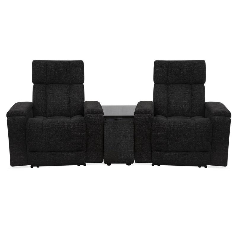 Phoenix - Zero Gravity Power 2 Seat Home Theater Seating With Wedge And Immersive Audio
