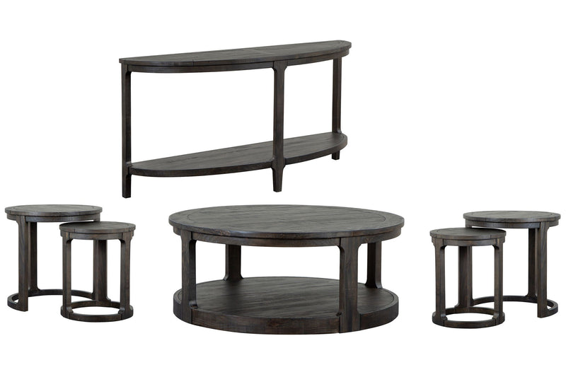 Boswell - Round Cocktail Table Set