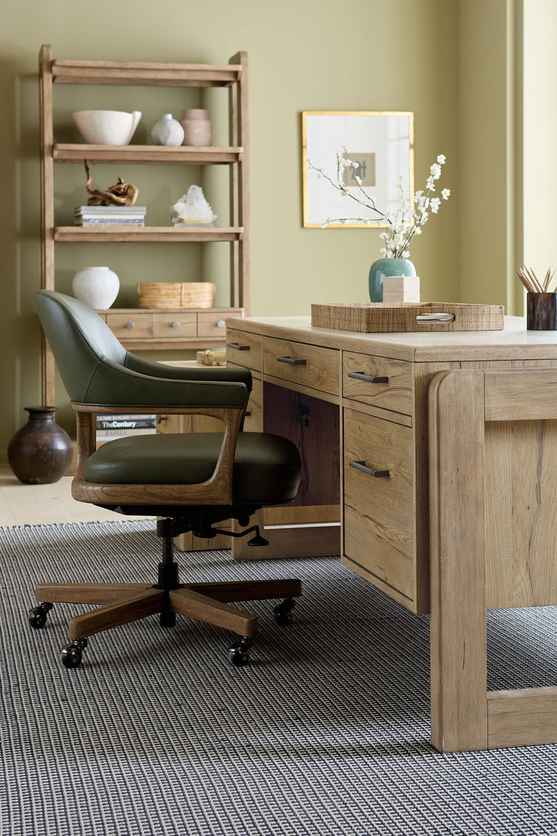 Home Office - Executive Desk - Light Brown