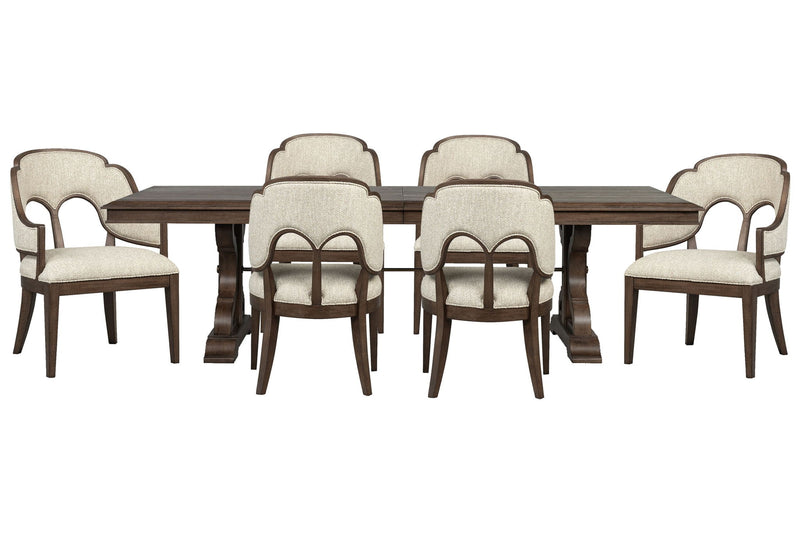 Jubilee - Extendable Trestle Dining Table Set