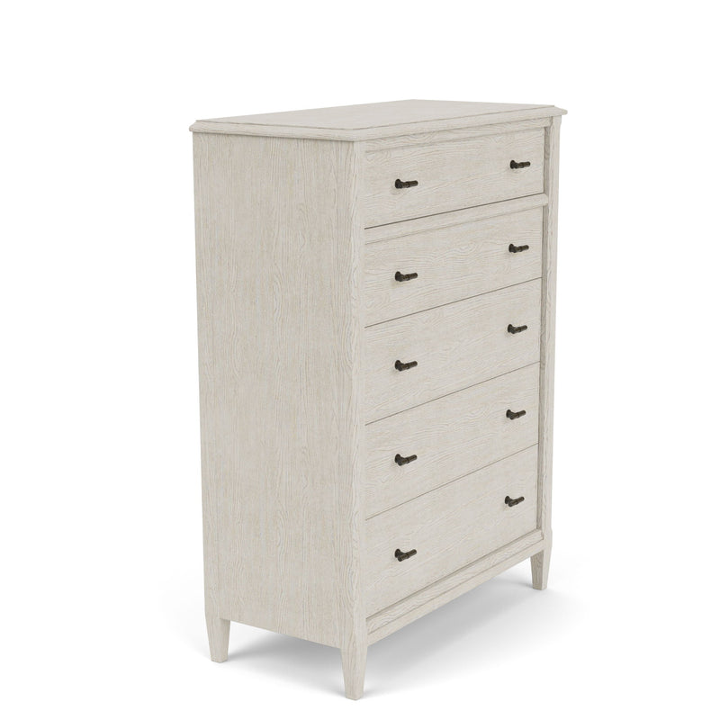 Carmella - Five Drawer Chest - Pebble Oak