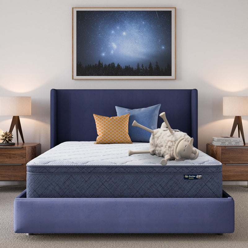 Five Star Mattress - Sleep to Go 12" Plush Pillow Top Mattress in a Box