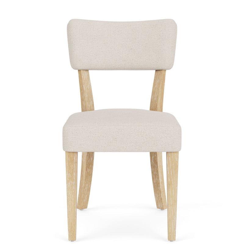Glenndale - Curve Back Upholstered Side Chair (Set of 2) - Wheat