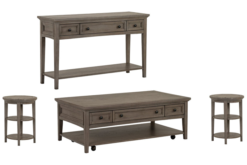 Paxton Place - Rectangular Caster Cocktail Table Set