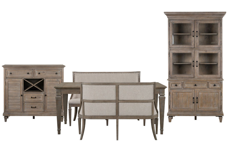 Lancaster - 5 Piece Extendable Rectangular Dining Table Set