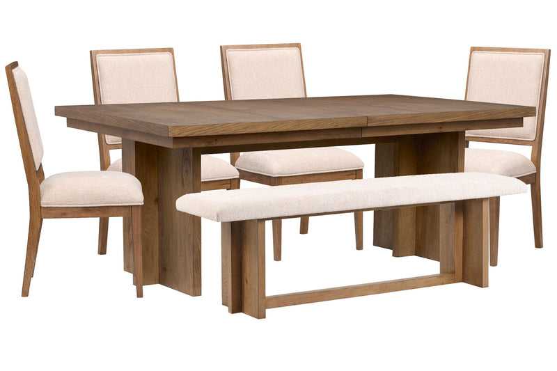Marcel - Extendable Trestle Dining Table Set