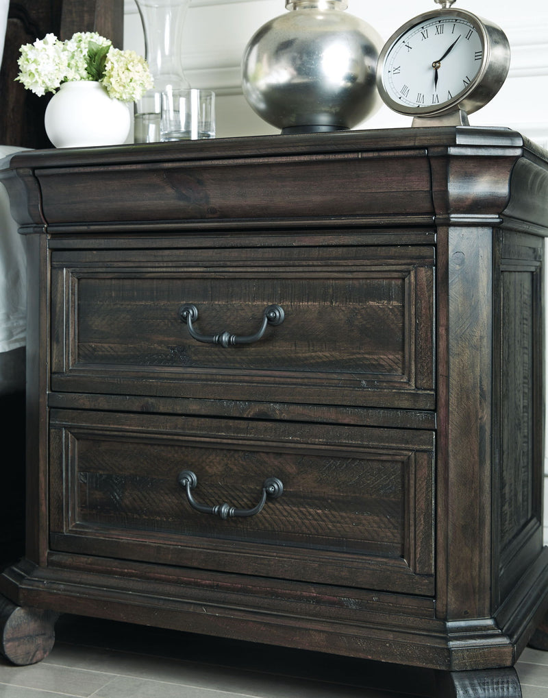 Bellamy - Drawer Nightstand - Peppercorn