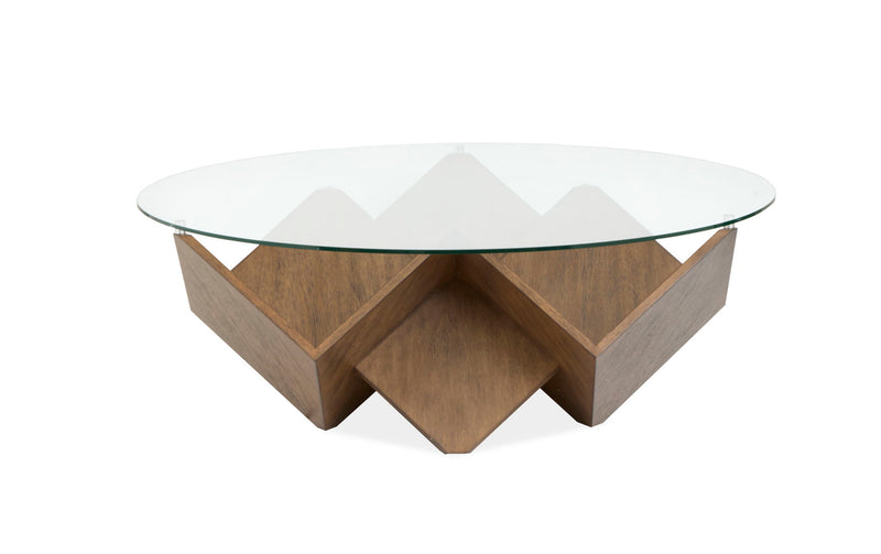 Vector - Round Cocktail Table - Russet