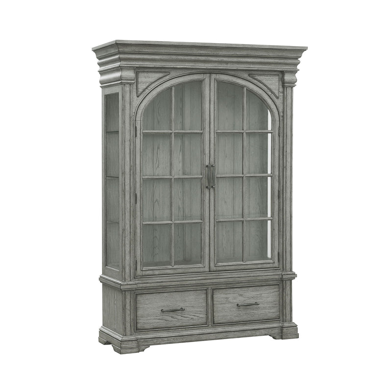 Madison Ridge - China Cabinet - Light Oak