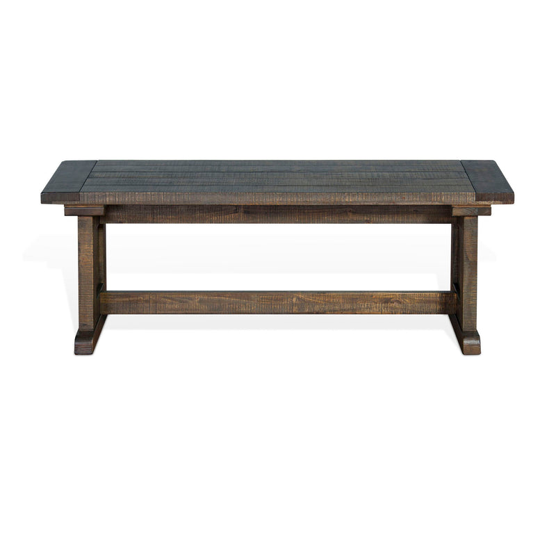 Homestead - Wood Side Bench - Tobacco Leaf
