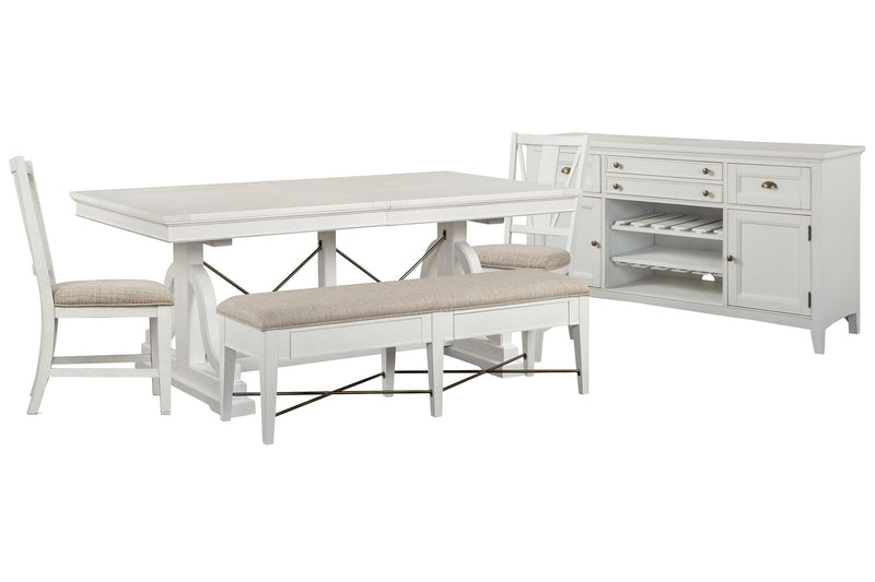 Heron Cove - Extendable Trestle Dining Table Set