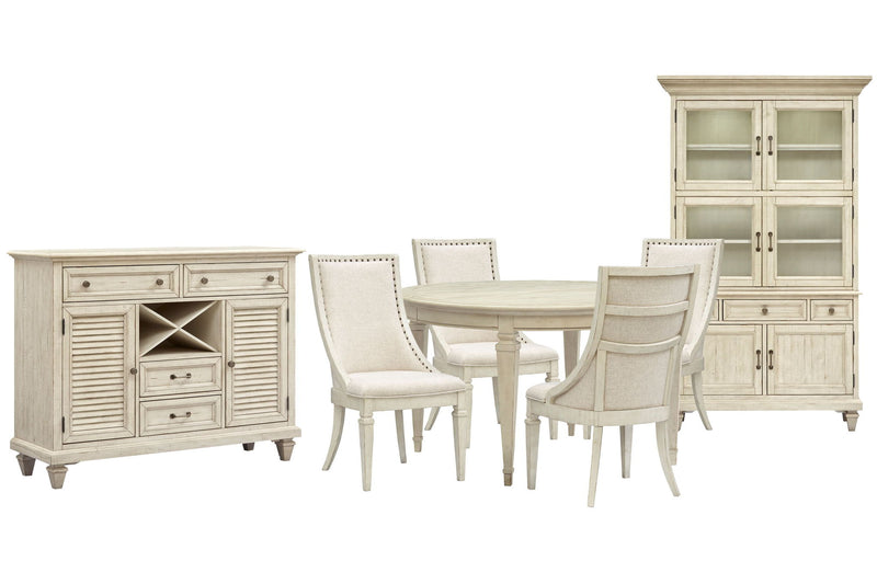Newport - Extendable Round Dining Table Set