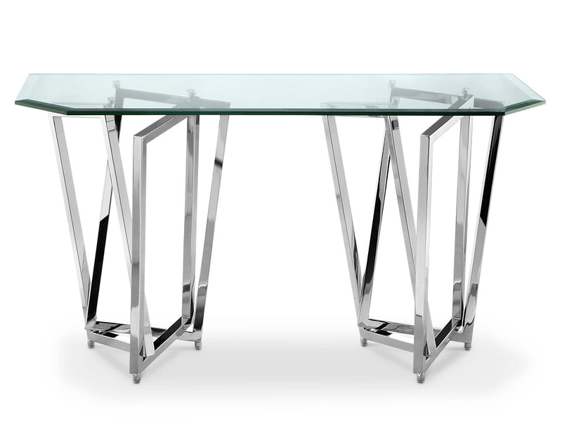 Lenox Square - Rectangular Sofa Table - Chrome
