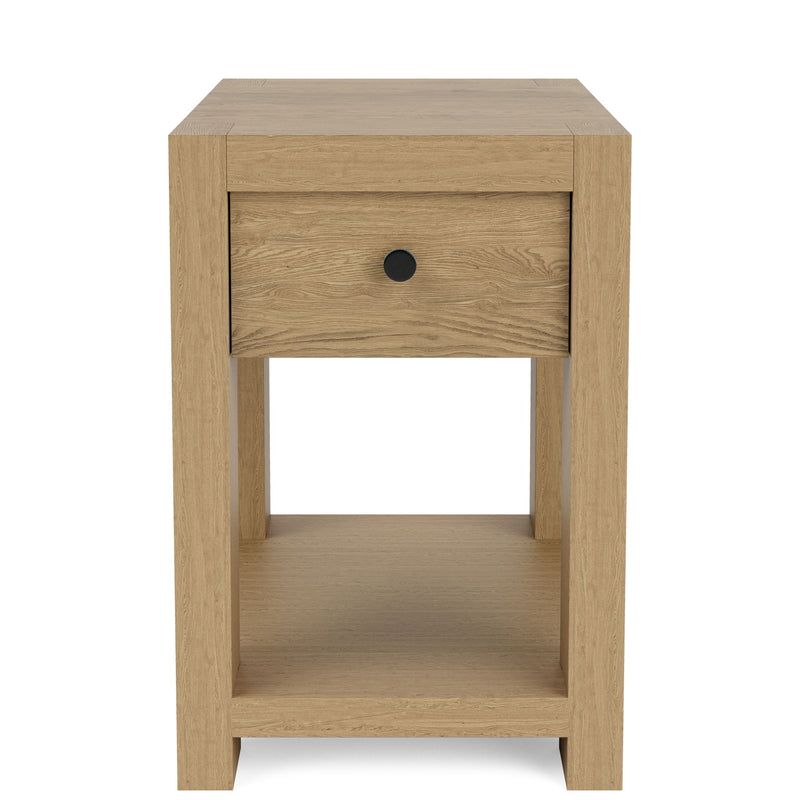 Davie - Chairside Table - Light Brown