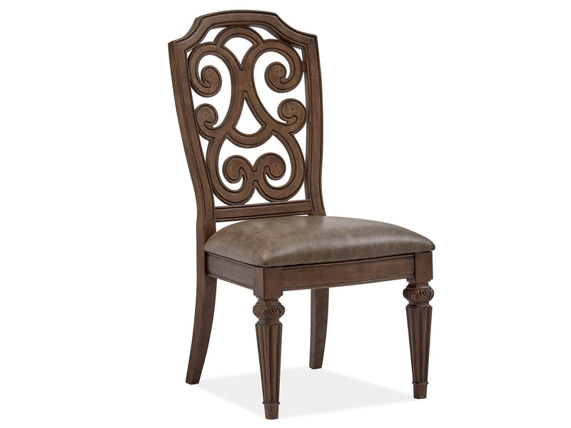 Durango - Wood Dining Side Chair With Upholstered Seat (Set of 2) - Willadeene Brown