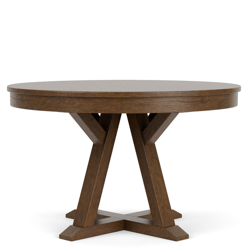 Calhoun - Round Dining Table - Whiskey Oak