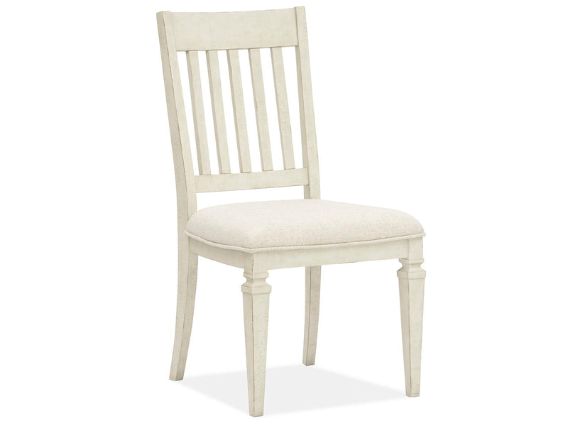 Newport - Dining Side Chair With Upholstered Seat (Set of 2) - Alabaster
