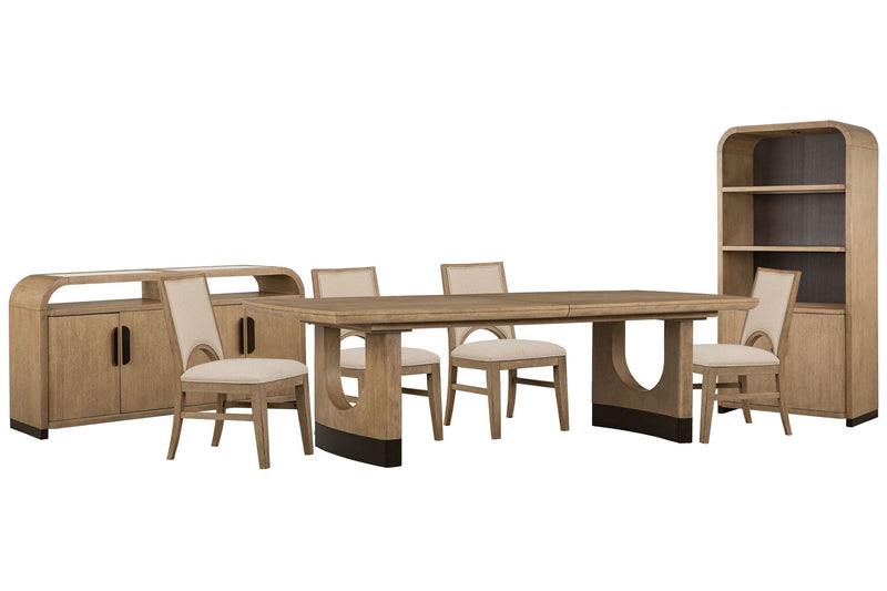 Tristan - Extendable Trestle Dining Table Set