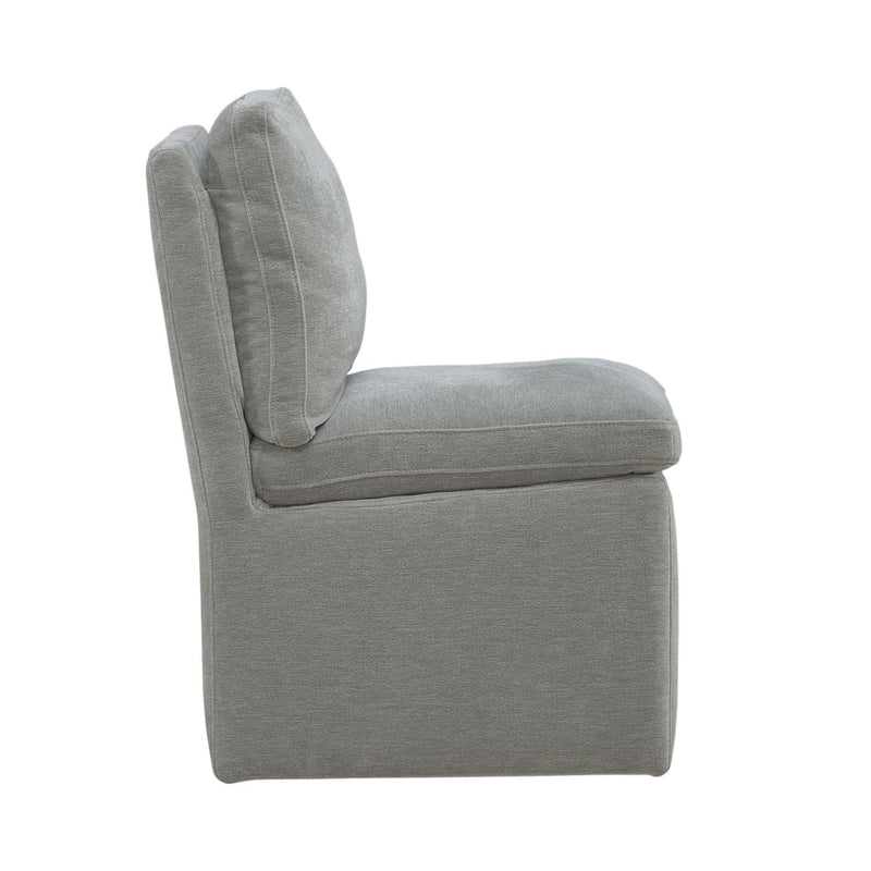 Accent Dining - Accent Dining Chair With Casters