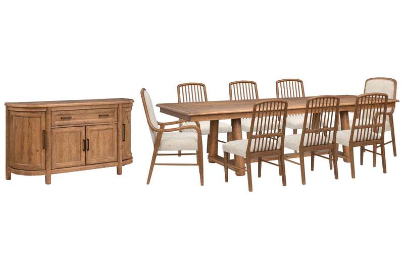Woodward - Trestle Extendable Dining Table Set