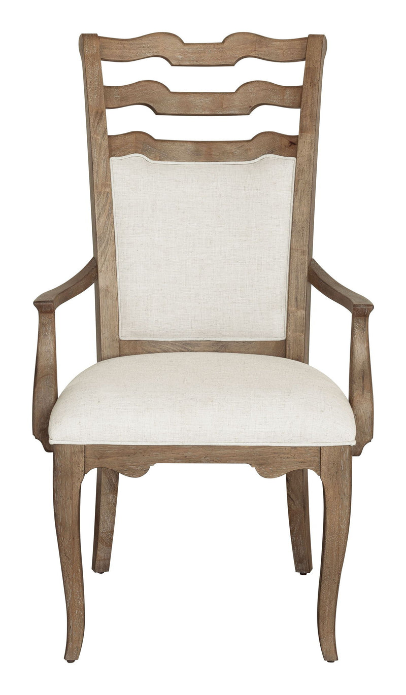 Weston Hills - Upholstered Arm Chair (Set of 2) - Flax Seed