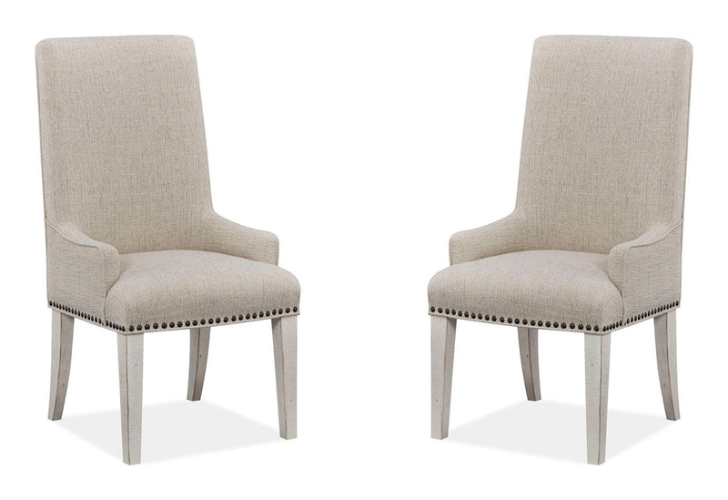 Bronwyn - Upholstered Host Side Chair (Set of 2) - Alabaster