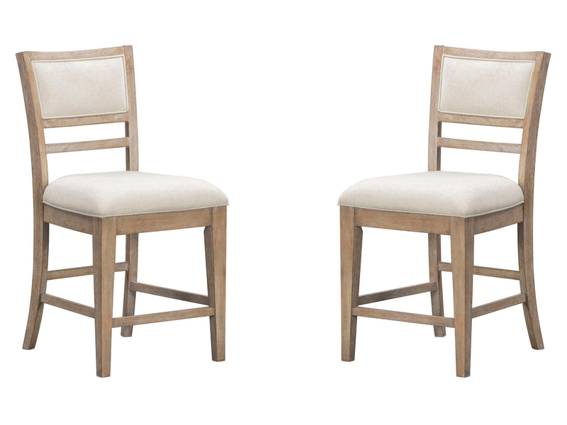 Breckenridge - Dining Upholstered Counter Chair (Set of 2) - Brown